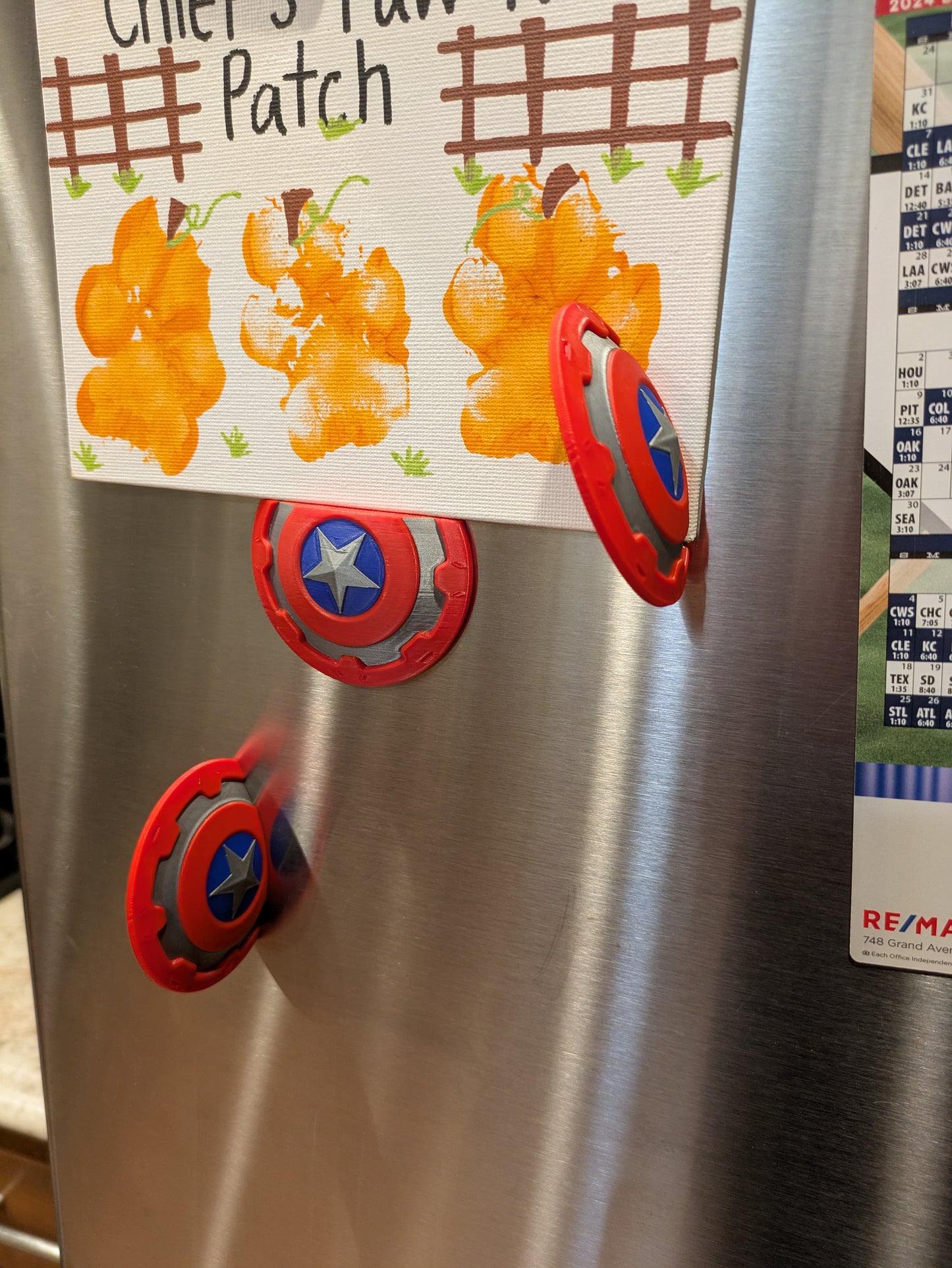 Captain America Shield Fridge Magnet