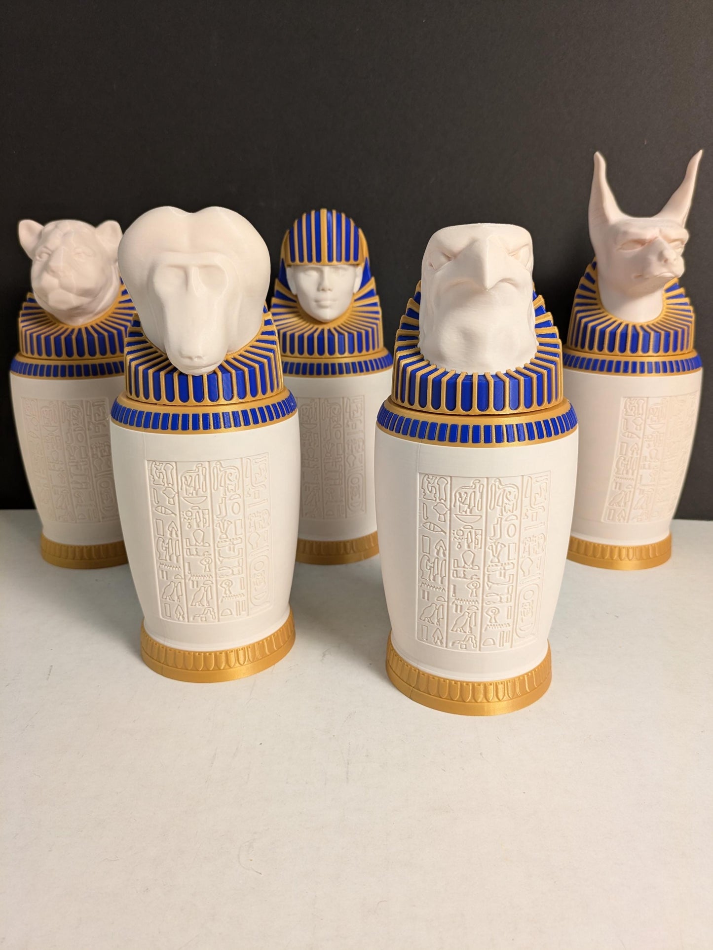 Egyptian Canopic Jars - The Mummy