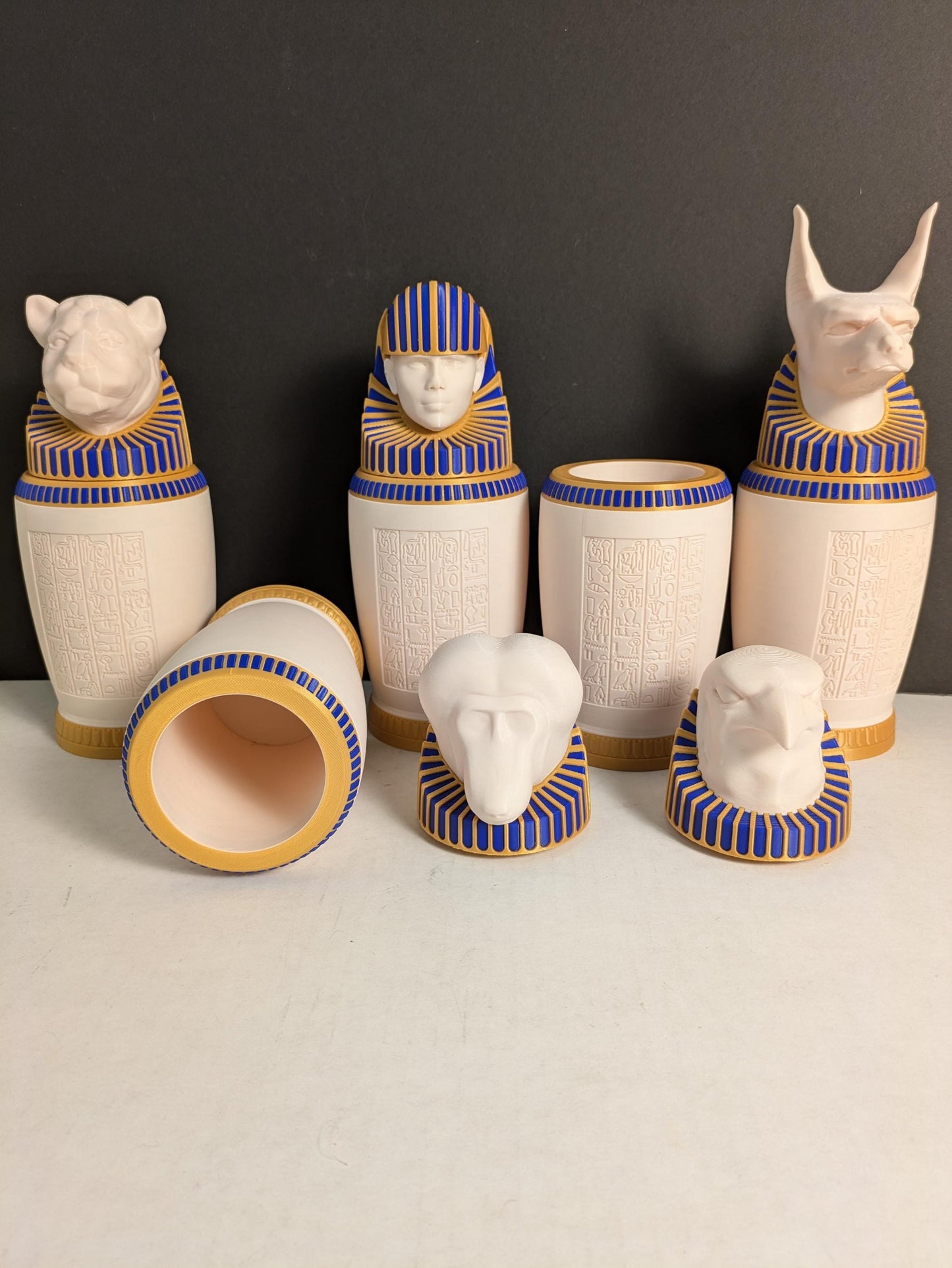 Egyptian Canopic Jars - The Mummy