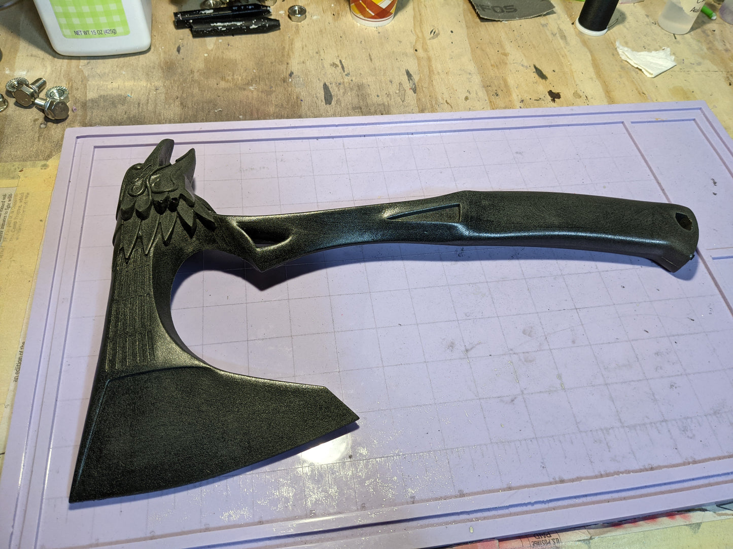 Bloodhound Axe Heirloom Resin Cast