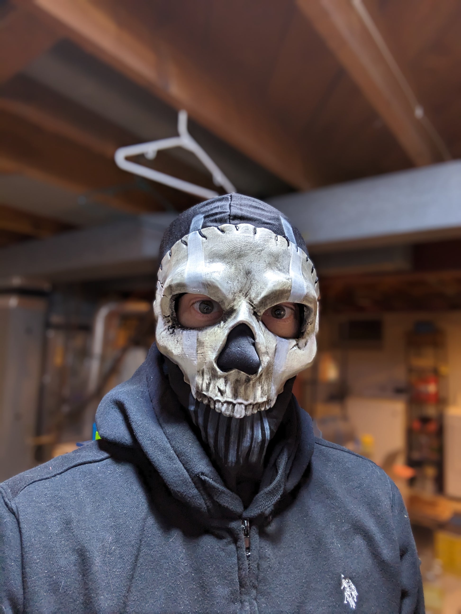GHOST Handmade Costume Mask MW2 -  in 2023  Unique masks, Armor  concept, Diy halloween masks